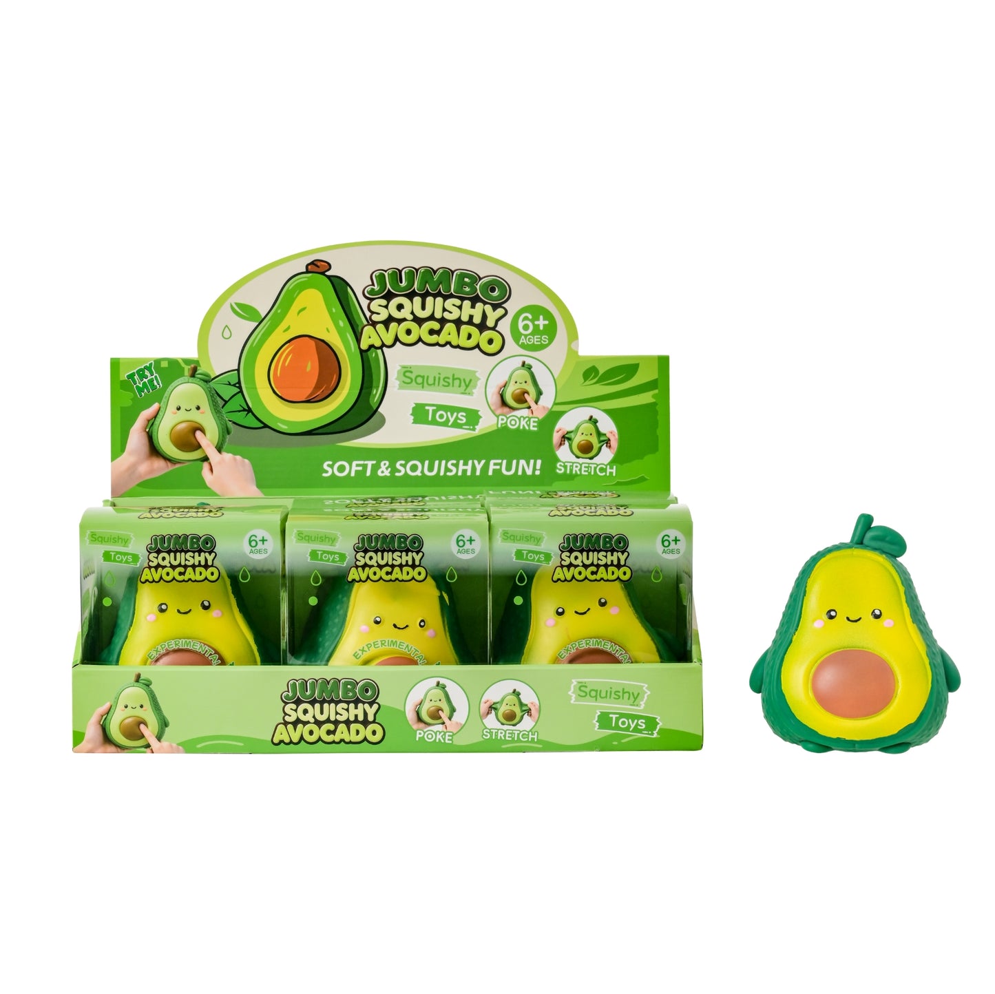 Jumbo Squishy Avocado