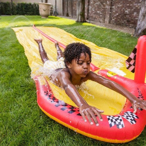 Swim Essentials Double Waterslide Racing Sprinkler, 5.5 m