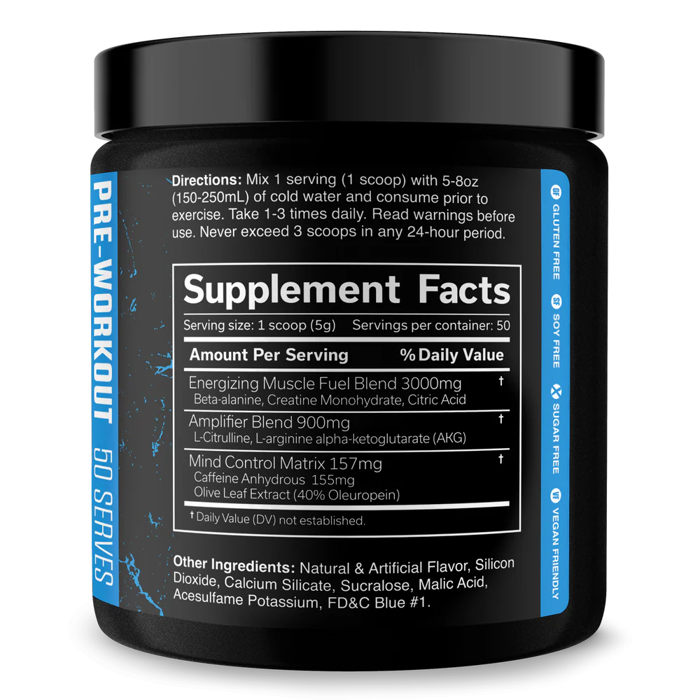 JNX The Curse! Pre Workout - Blue Raspberry
