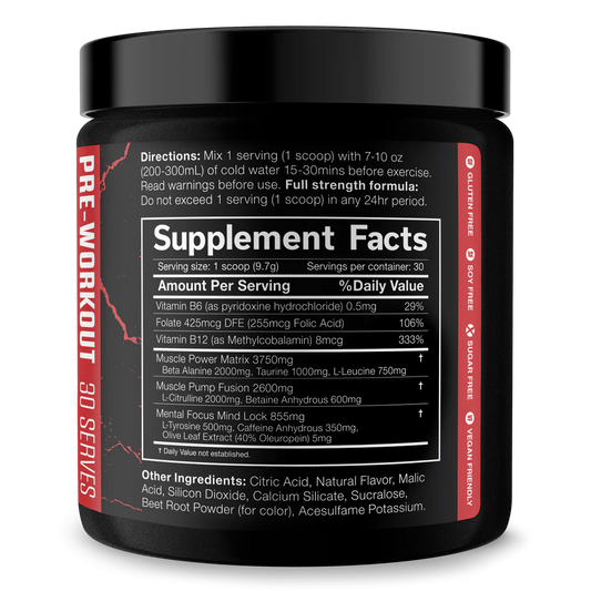 JNX The Shadow! Pre Workout - Watermelon