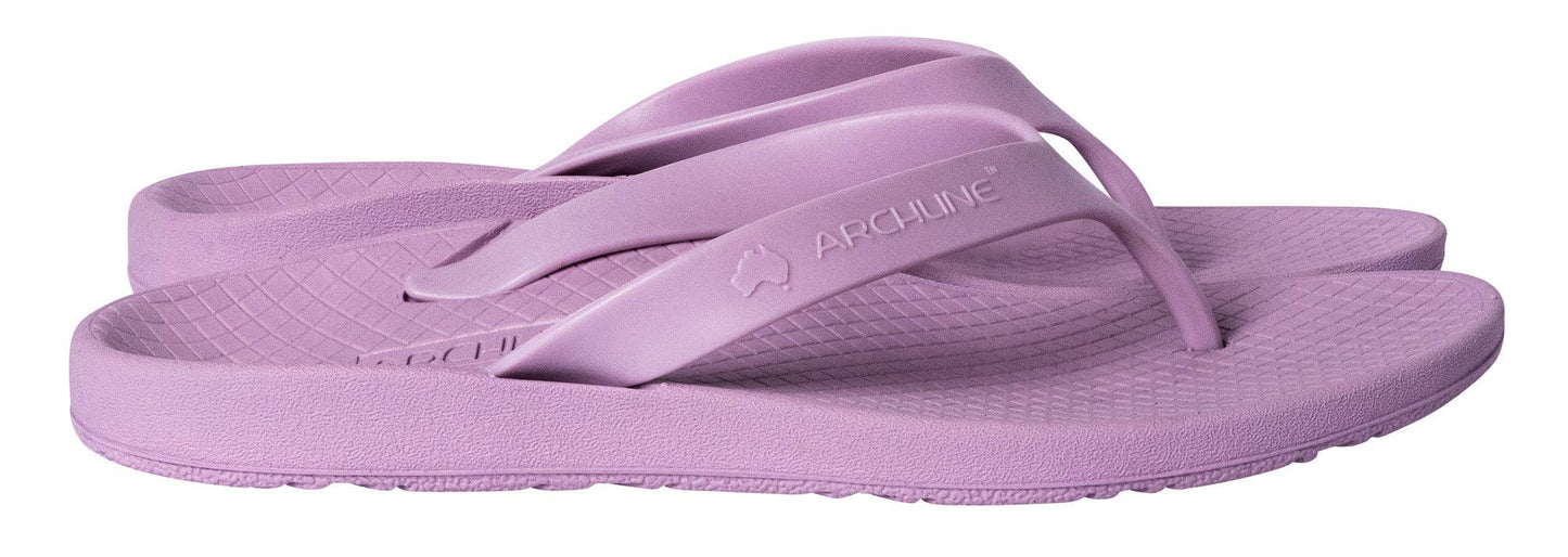 Archline Kids Orthotic Flip Flops – Lilac Purple