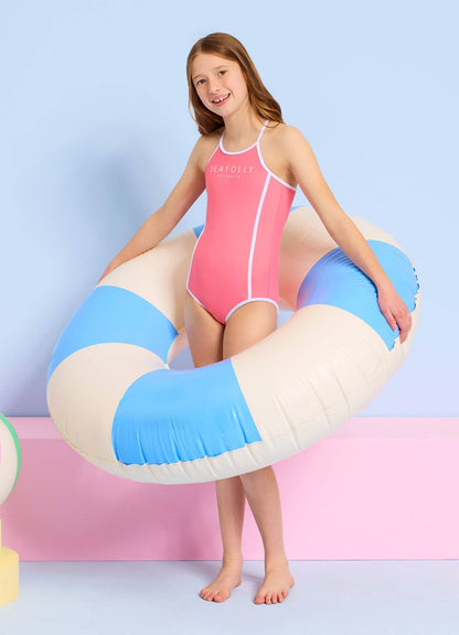 Seafolly Kids Essentials One Piece - Bubblegum