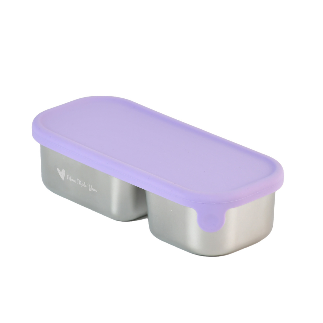 Mighty Minis Stainless Steel Containers – Set of 2 - Lilac