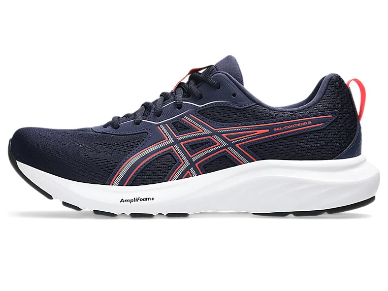 Asics Gel-Contend 9 Mens Running - Midnight/Flash Red