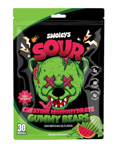 Swoleys Creatine Gummy Bears - Sour Watermelon