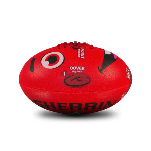 AFL Face Footys - All Surface Red