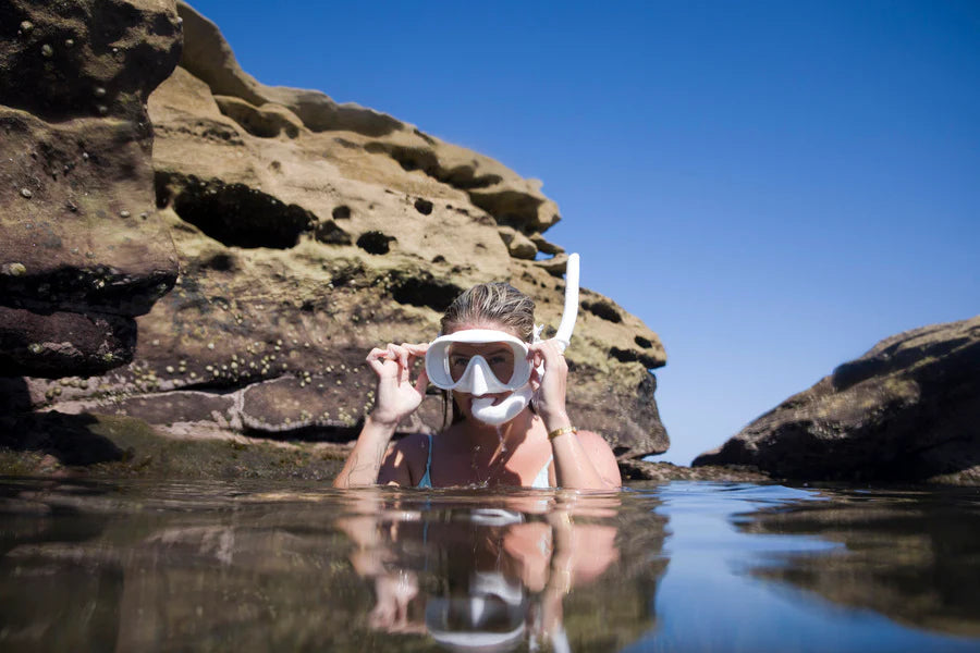 Mirage Sunsets Mask and Snorkel Set - Black