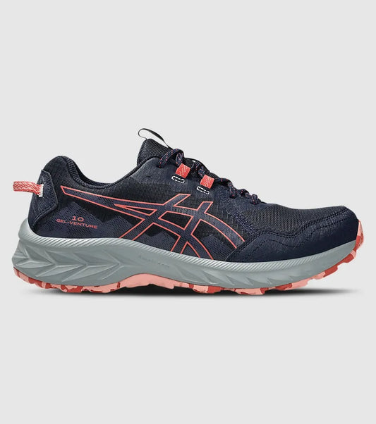 Asics Gel Venture 10 Womens Trail Running EXTRA WIDE - Midnight/Indigo Fog