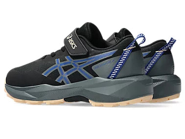 Asics Pre Venture 11 PS Kids Running (Velcro) - Black/Asics Blue