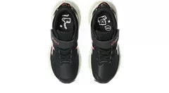 Asics Pre Venture 11 PS Kids Running (Velcro) - Black/Papaya