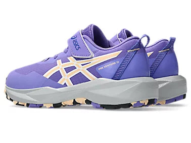 Asics Pre Venture 11 PS Kids Running (Velcro) - Amethyst/Apricot Crush