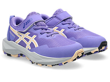 Asics Pre Venture 11 PS Kids Running (Velcro) - Amethyst/Apricot Crush