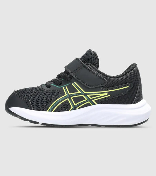 Asics Gel Contend 9 Kids TS School Yard - Black/Jasper Green