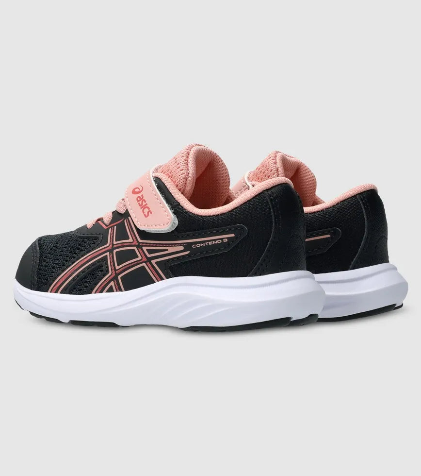 Asics Gel Contend 9 Kids TS School Yard - Black/Dark Pink Clay