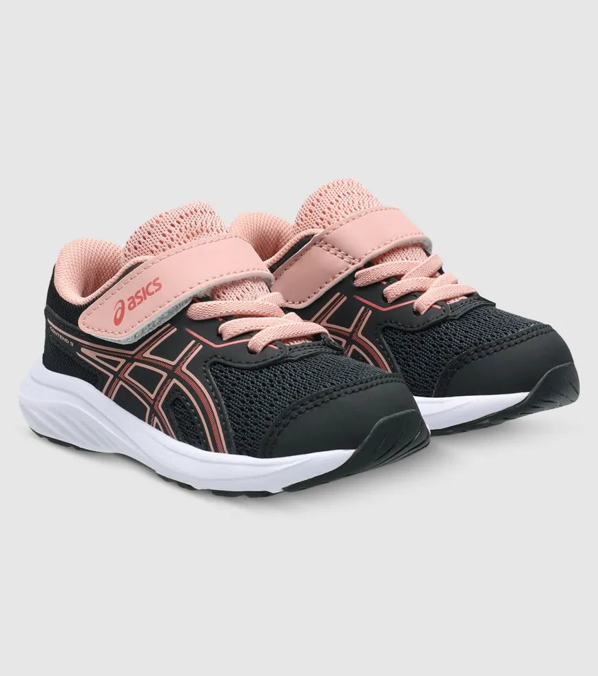 Asics Gel Contend 9 Kids TS School Yard - Black/Dark Pink Clay