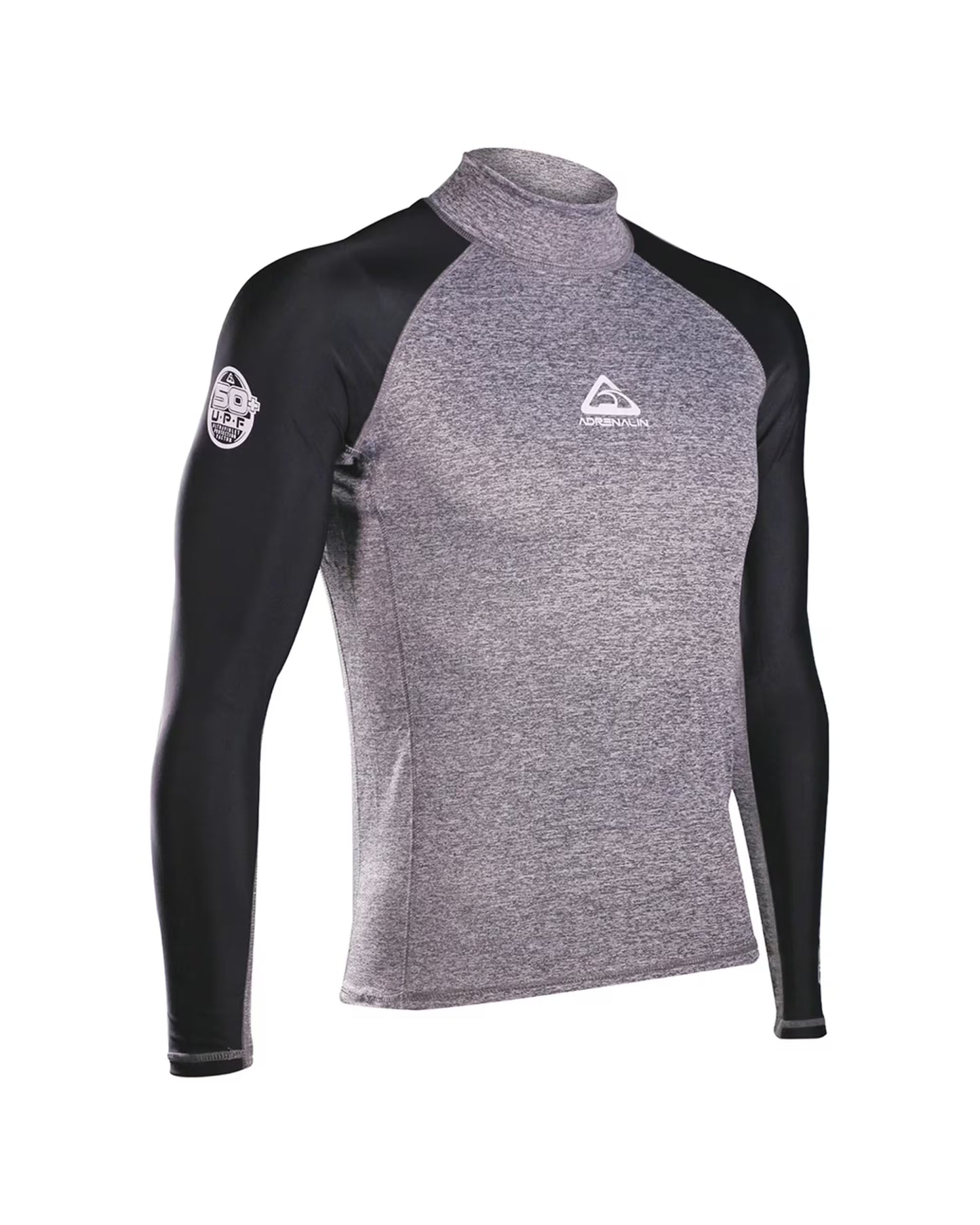 Adrenalin Adult Beach Rash Vest Long Sleeve - Grey