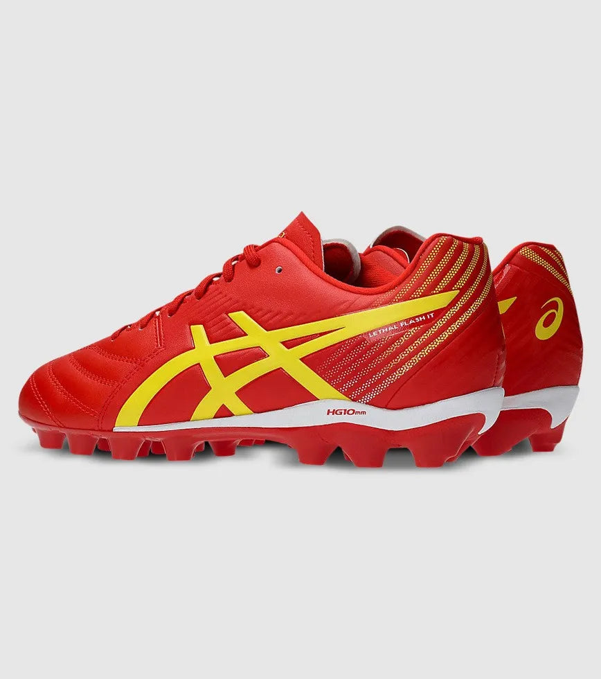 Asics Lethal Flash IT 3 Kids - Fiery Red/Vibrant Yellow