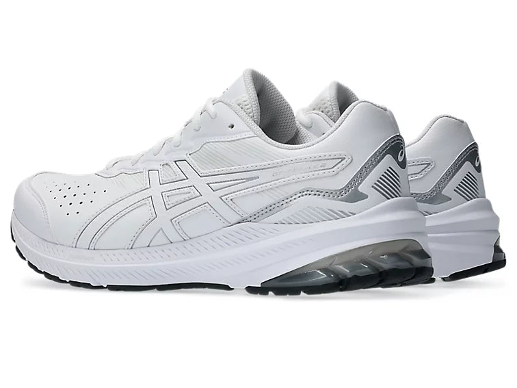 Asics GT-1000 Leather 2 Mens (2E Wide) - White/Piedmont Grey