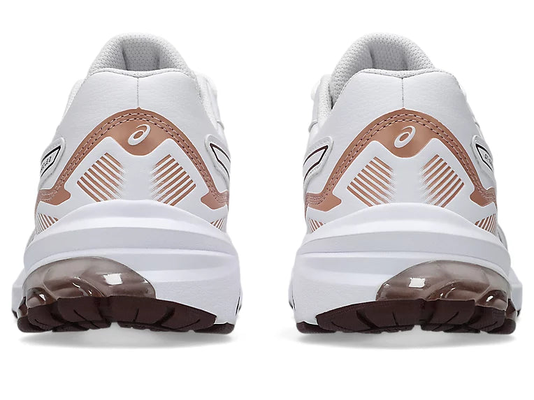 Asics GT-1000 Leather 2 Womens (D Wide) - White/Dark Red Planet