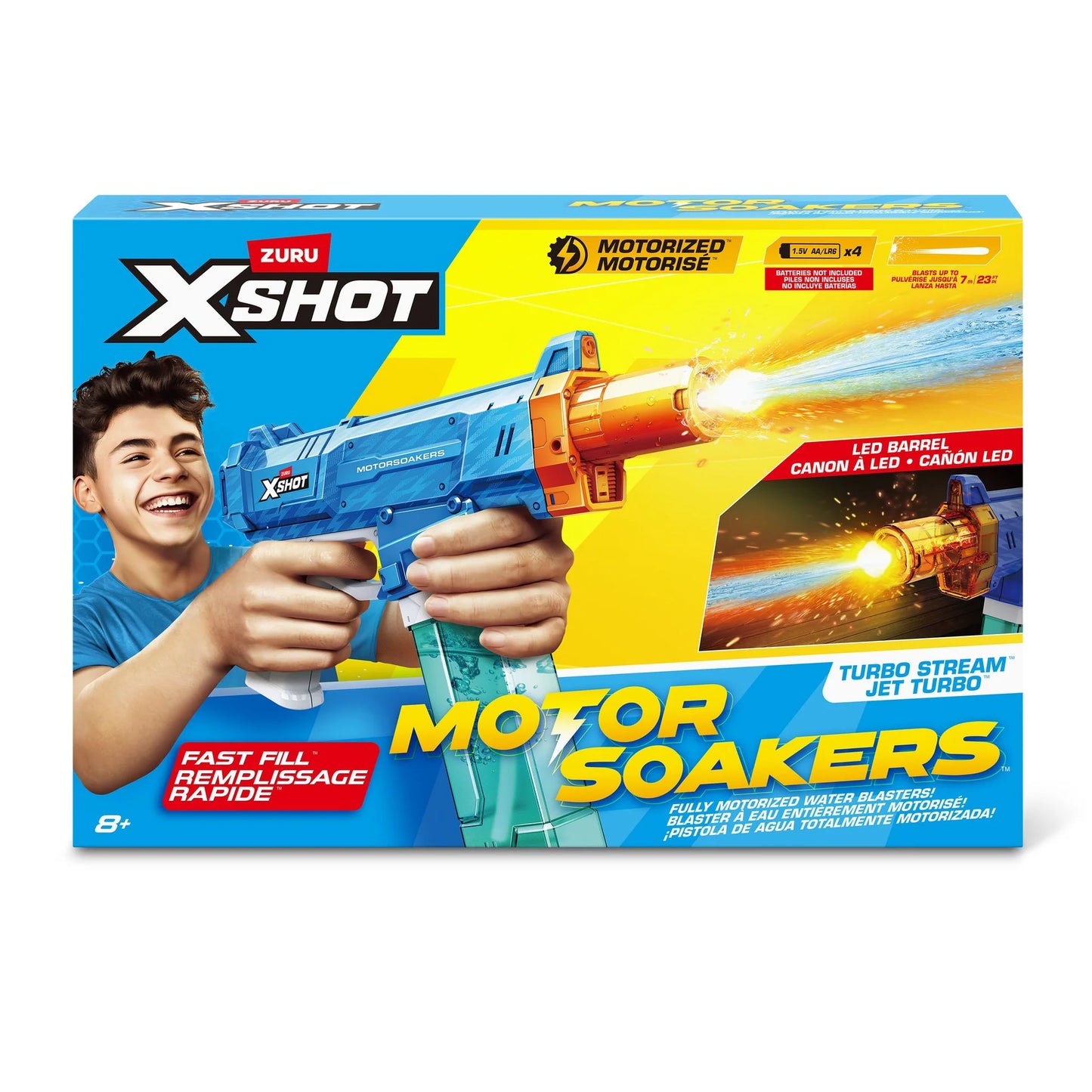 Zuru XSHOT Fast Fill Motor Soakers - Turbo Stream