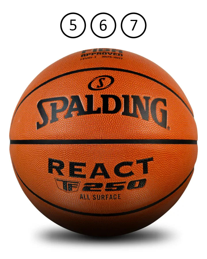 Spalding React TF-250 Basketball Orange - Size 7