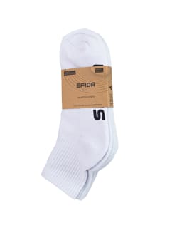 Sfida Quarter Crew Sock Pk3 - White