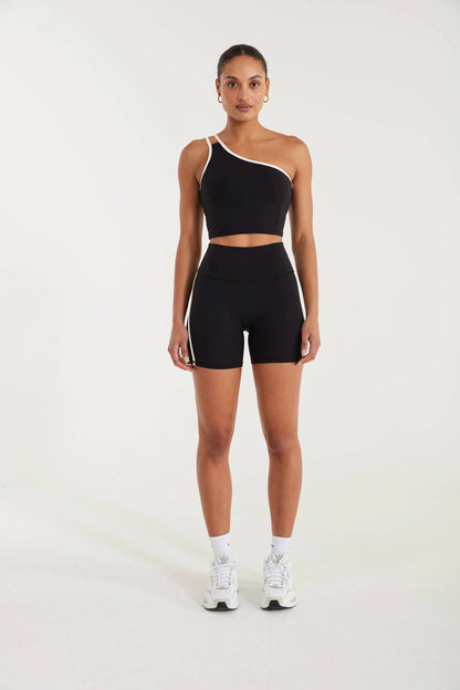 ALLFENIX EcoSculpt Contrast 5" Bike Short - Black