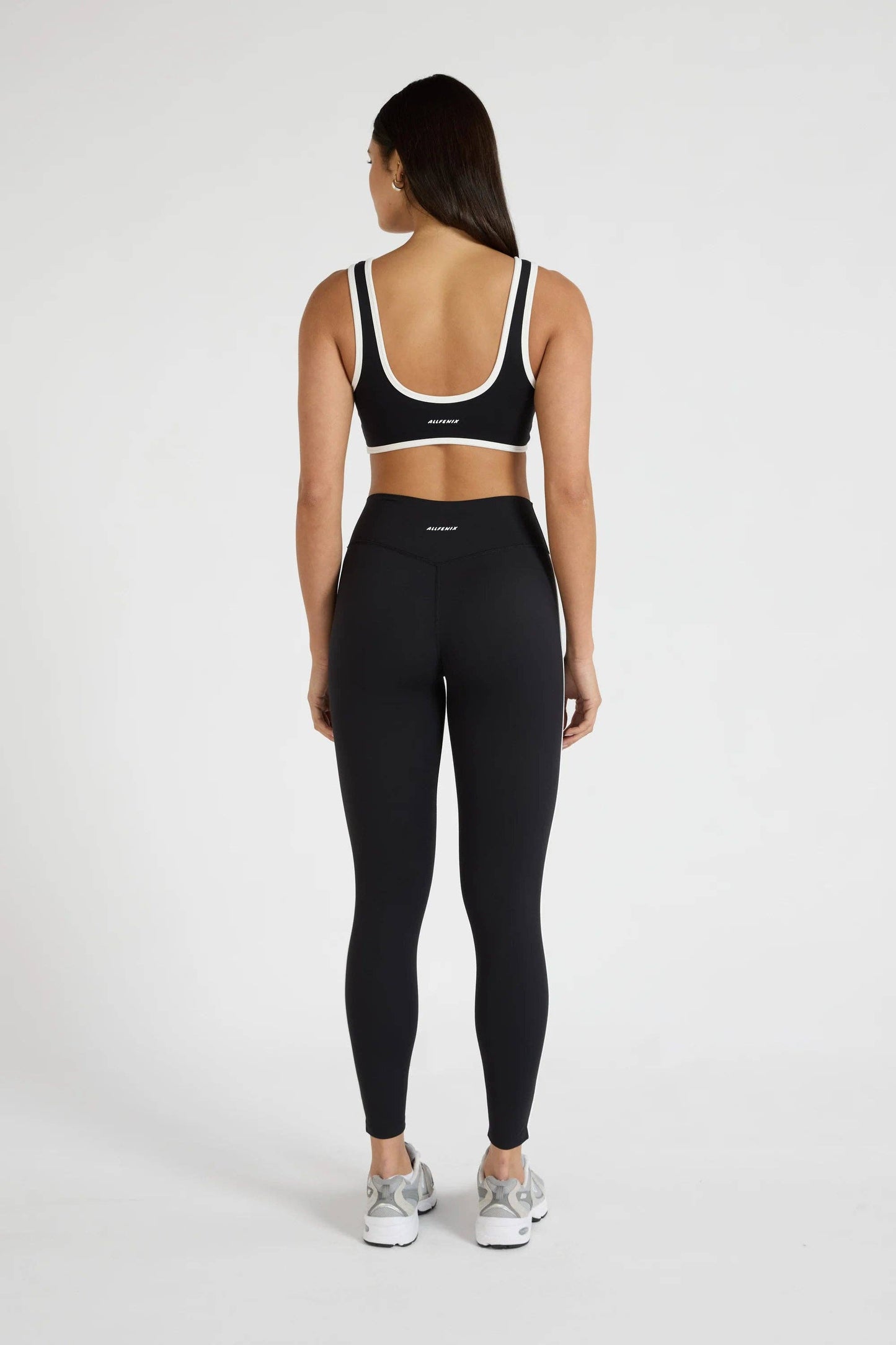 ALLFENIX CloudCore Contrast Stripe 7/8 Legging - Black