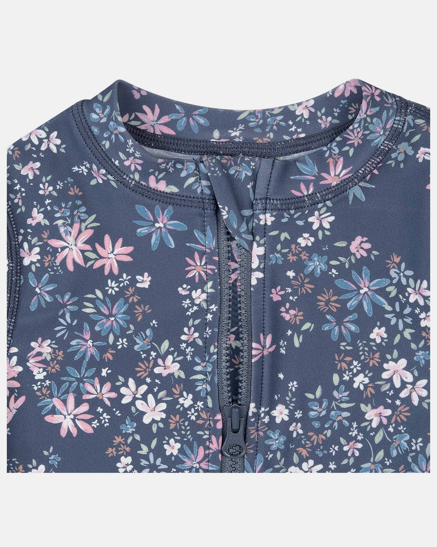 Swim Kids Rashie L/S Full Zip Classic - Athena Moonlight