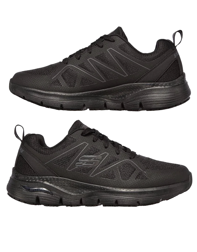 Skechers Work Mens Archfit Slip Resistant - Axtell Black