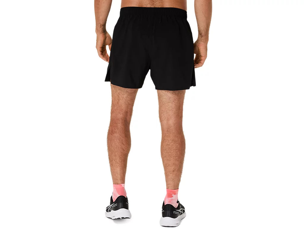 ASICS Silver 5 inch Shorts Mens - Performance Black