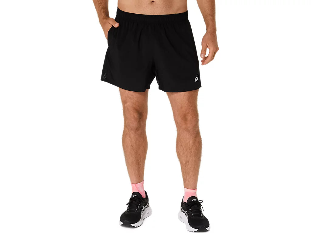 ASICS Silver 5 inch Shorts Mens - Performance Black