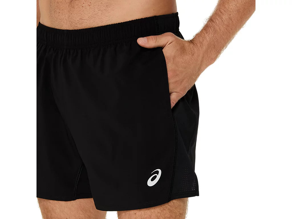 ASICS Silver 5 inch Shorts Mens - Performance Black