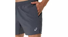 ASICS Silver 5 inch Shorts - Carrier Grey