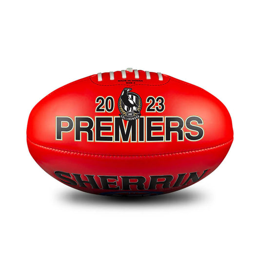 AFL Collingwood Magpies 2023 Premiers Sherrin Super Soft Touch Football size 3