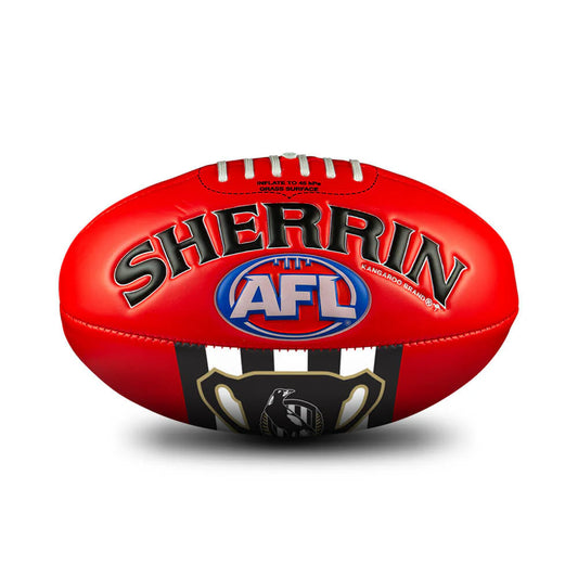 AFL Collingwood Magpies 2023 Premiers Sherrin Super Soft Touch Football size 3