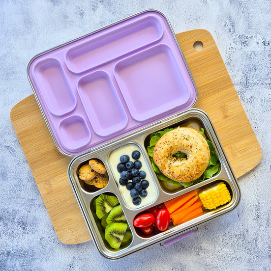 Stainless Steel Bento Lunch Box 5 - Grape
