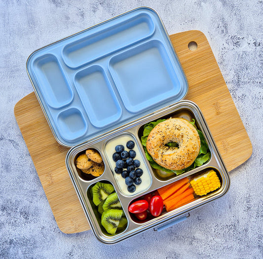 Stainless Steel Bento Lunch Box 5 - Blueberry