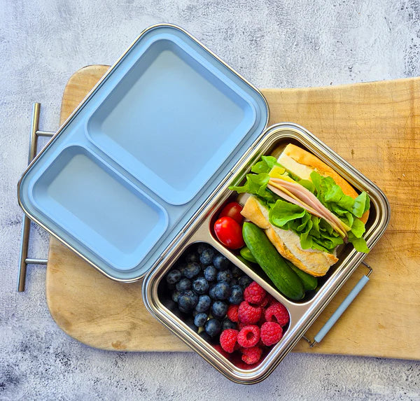 Bento Lunch Box 2 Leak Proof - Blueberry