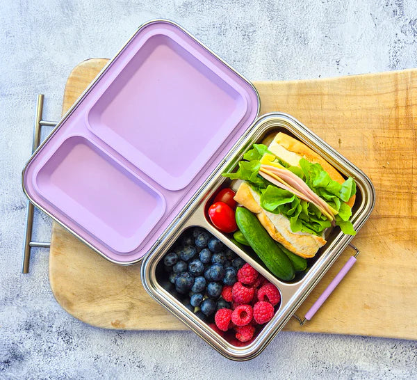Bento Lunch Box 2 Leak Proof - Grape