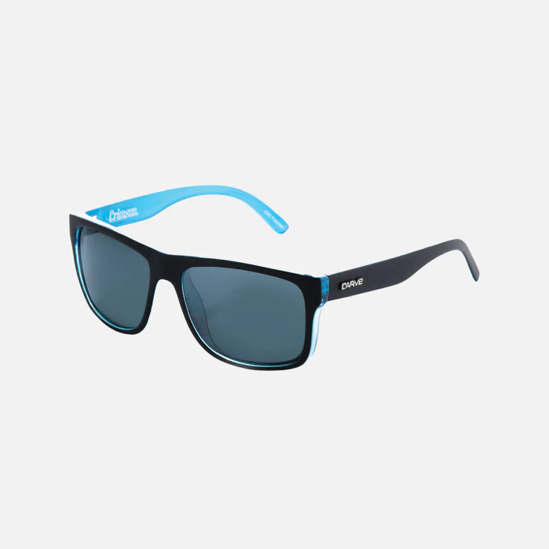 Crimson - Polarized Matt Black Cyan Frame