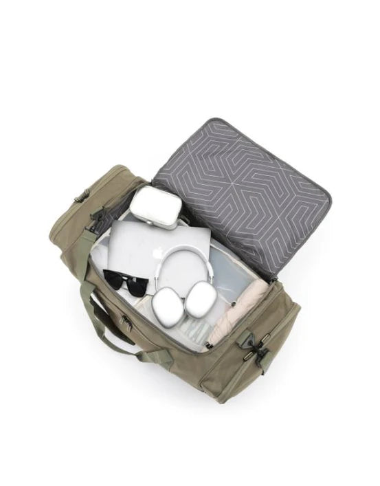 Tosca Medium 70cm Split Compartment Wheel Bag - Khaki