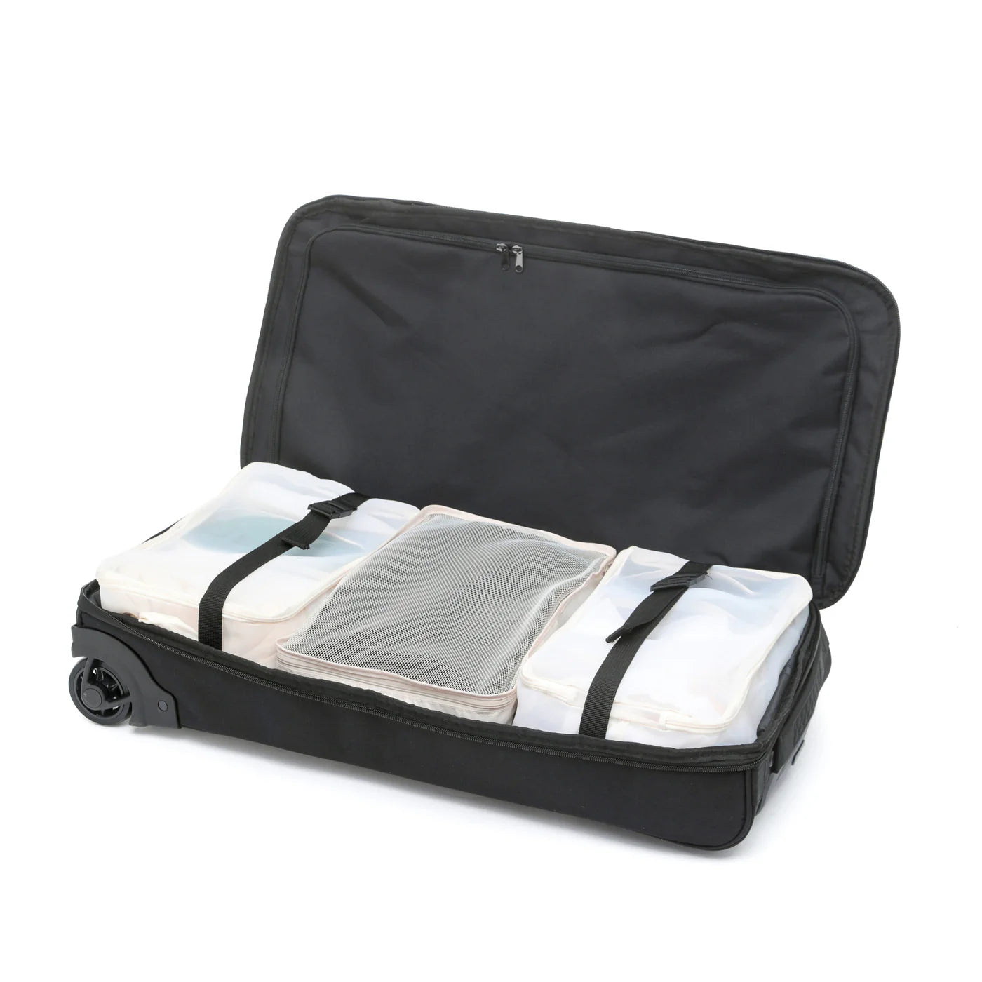 Tosca Medium 70cm Split Compartment Wheel Bag - Black