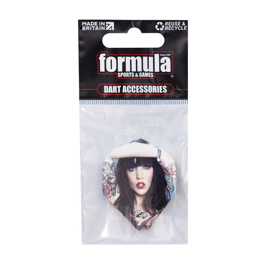 Formula Sports Tattoo Girls Dart Flights Std
