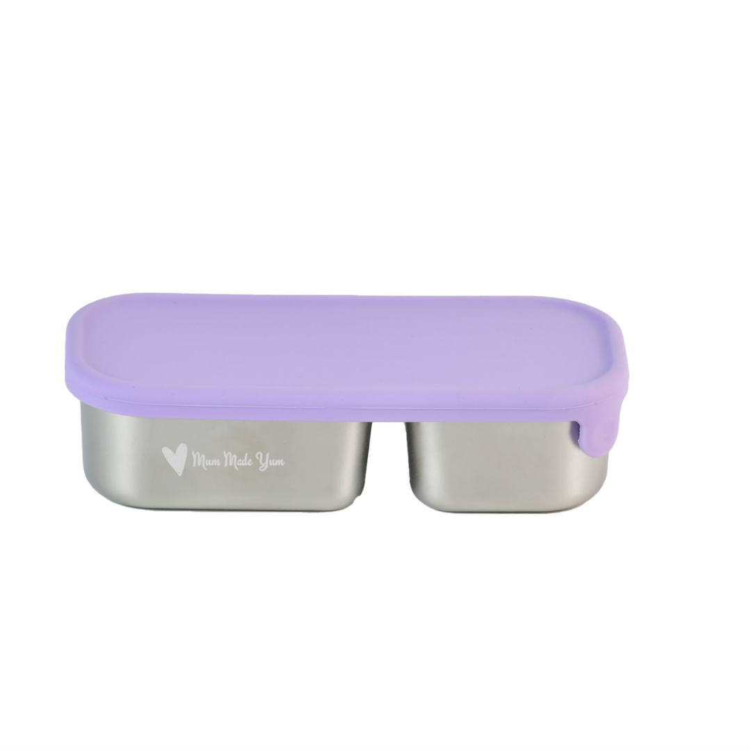 Mighty Minis Stainless Steel Containers – Set of 2 - Lilac