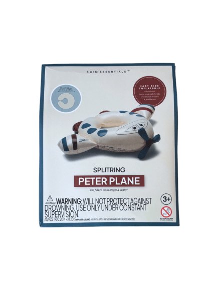 Swim Essentials Inflatable Split Swim Ring - Peter Plane, 55 cm
