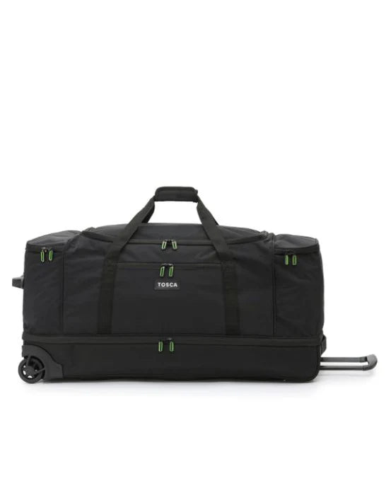 Tosca Medium 70cm Split Compartment Wheel Bag - Black