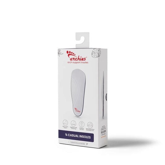 Archies Arch Support Insoles - 3/4 Length Casual Insoles
