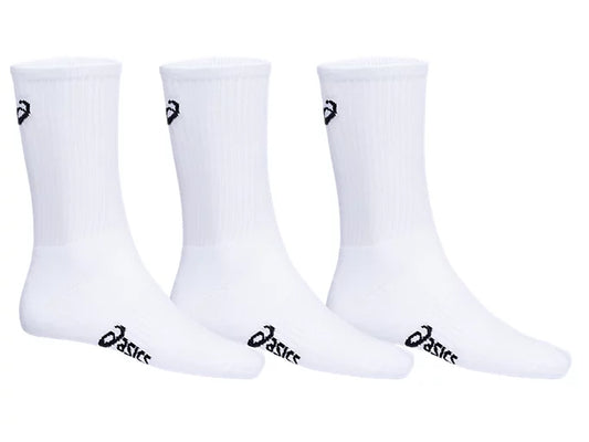 Asics Pace Crew Socks 3 Pack - White