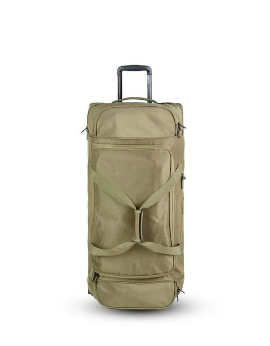 Tosca Large 85cm Split Compartment Wheel Bag - Khaki